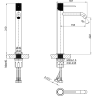 Смеситель LEMARK KARELIA LMF-2015S-BRRG для раковины высокий