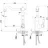 Смеситель LEMARK VILLA LM4805B для кухни